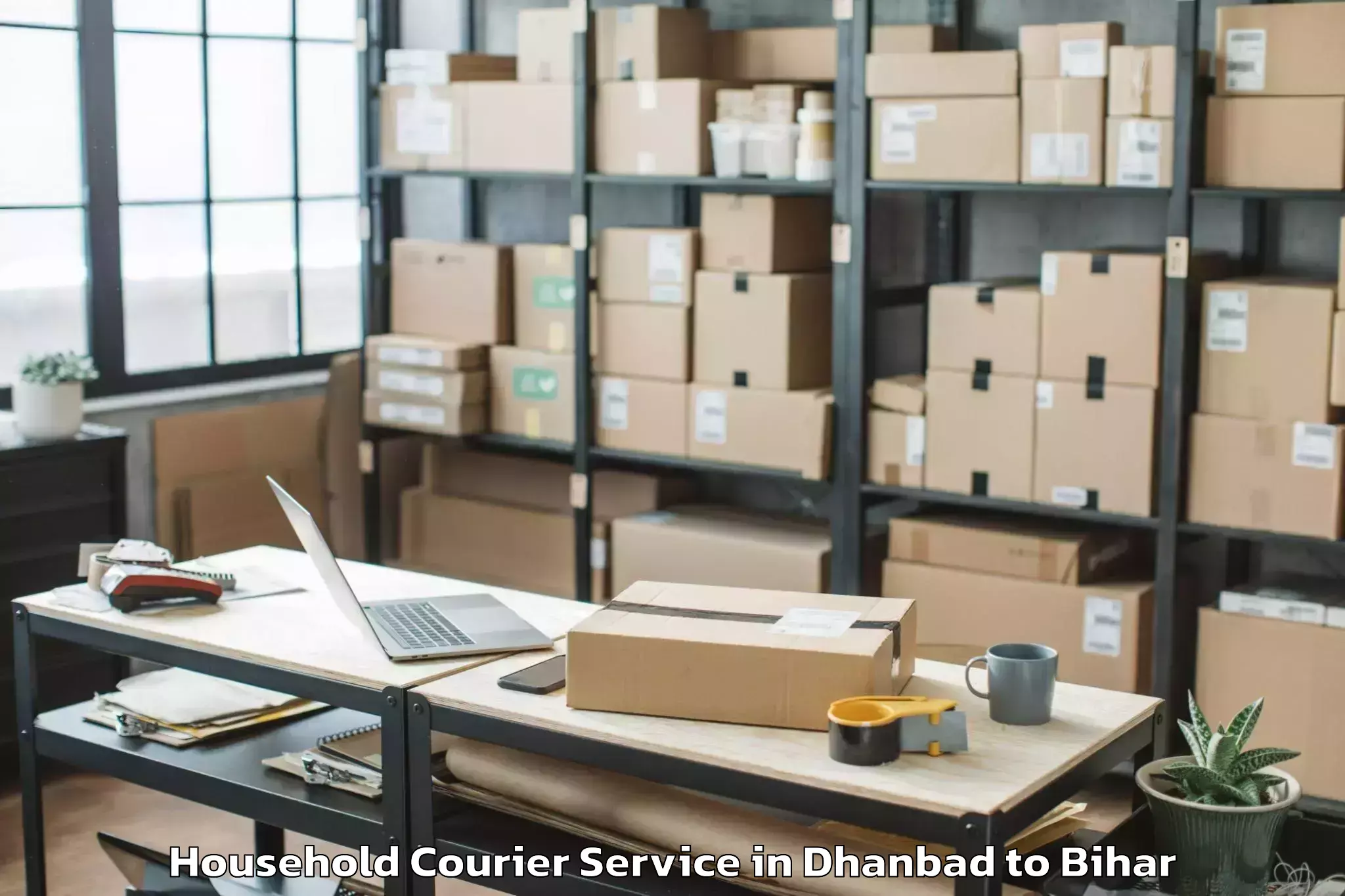 Book Your Dhanbad to Garhpura Household Courier Today